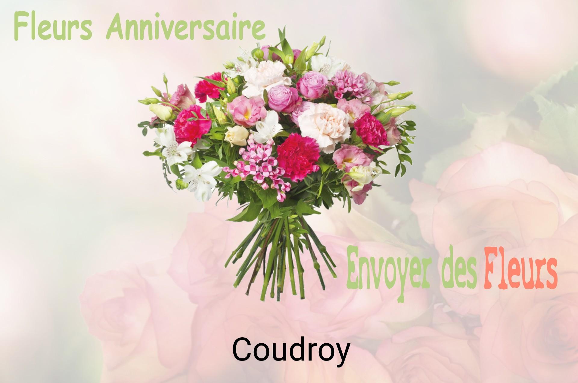 Bouquet de fleurs d’anniversaire livré à Coudroy